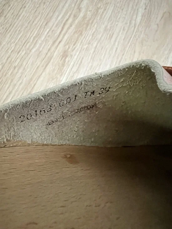 Colorful Camper Wooden Clogs with Orange Strap - Picture 5 of 6